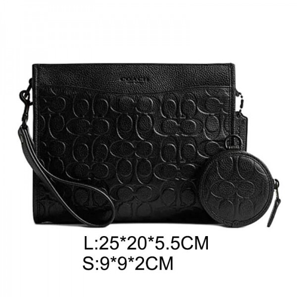 블링크,COACH 코치 히치 컨버터블 크로스바디 위드 파우치 BLK CP455